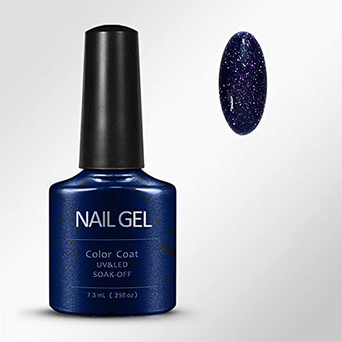 Lillyvale® CCO UV Led Soak Off Nail Art Gel Polish Full Colors Top Base Coat 7.3ml (68056 Starstruck)