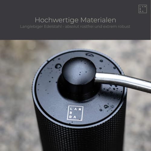 LAMBDA COFFEE® TERRA SIGMA I Espressomühle mit 108 einstellbaren Mahlgraden mit 0,055mm Einstellpräzision I Edelstahl Mahlwerk I leichtes… – Ansicht 5