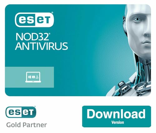 ESET NOD32 Antivirus, 1 PC, Licenza Digitale 11 Mesi, Abbonamento Annuale, Multi-piattaforma...