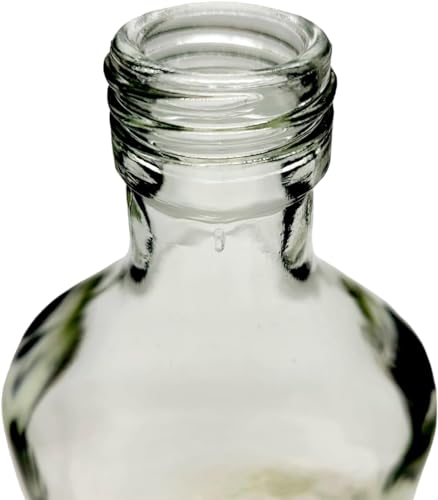 DIAH DO IT AT HOME Lot de 50 bouteilles vides en verre de 100 ml avec bouchons à visser dorés pour le stockage du vin, du gin, du brassage maison – vue 7