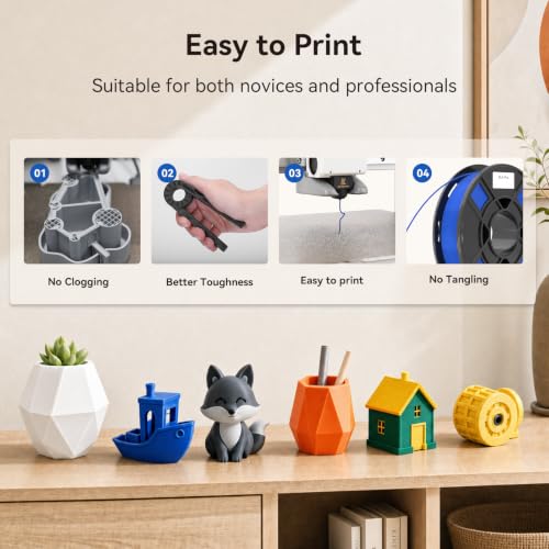 Image of eSUN PLA+ 3D Printer Filament Bundle PLA Filament 1.75mm Multicolor