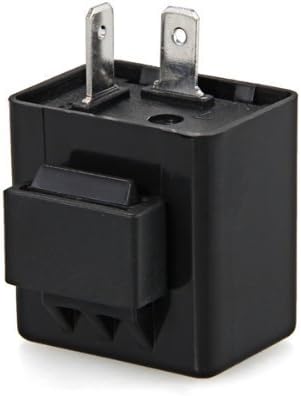 TOOGOO(R) Turn Signal Flasher Blinker Relay 12V 2 Pin for Motorcycle LED Indicator Light
