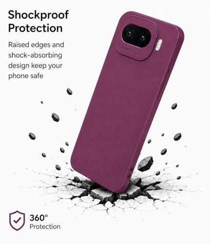 Image of FIRST MART Matte Silicone Back Cover for iQOO 15R - Purple