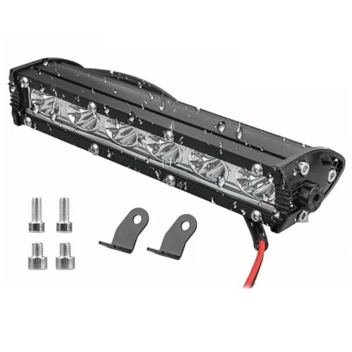 Barra luz LED 18W con protección IP67 impermeable que resiste lluvia extrema en barcos