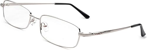 Fuisetaea Vidrios miopes de la miopía del marco metálico -2.00 vidrios de distancia de aleación de titanio