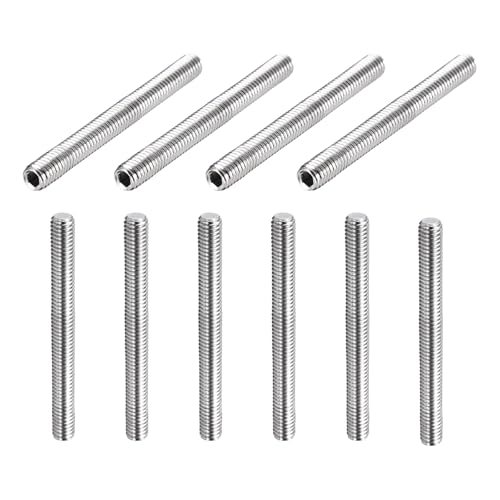 Vis sans tête M6 x 60 mm acier inox 304 filetage pas métrique
