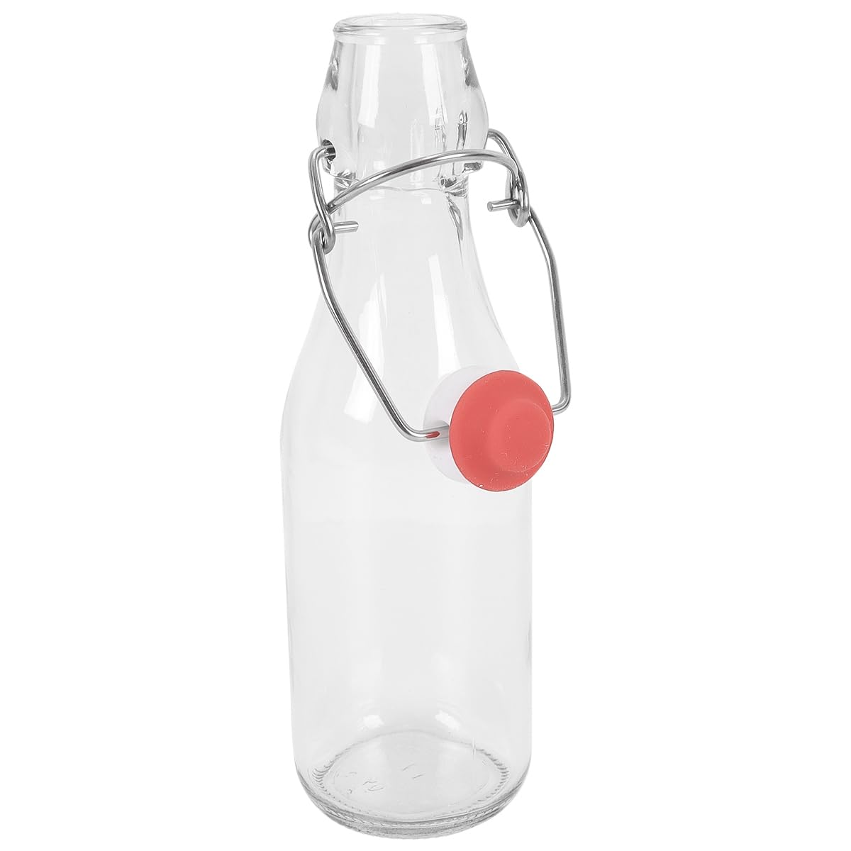 Bottiglie per conserve con tappo a clip Bottiglie in vetro trasparente con tappi ermetici Birra, condimenti, bevande, olio, aceto