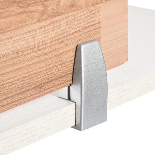 Support de séparation de bureau 4pcs pinces de cloison blanc 4-20mm