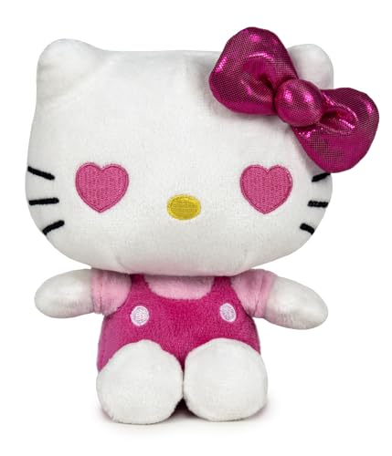 Hello Kitty, Peluche Toute Douce, 16 cm, Série My Bestie Forever, Modèle Hello Kitty Rose, pour Les Enfants dès la Naissance, HKTD92
