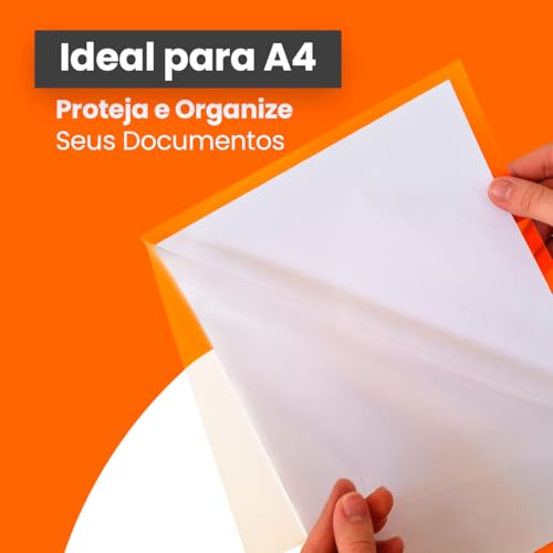 Dello - Pasta L A4 Cristal Delloplast, 0270.H.0010P, Pacote com 10 unidades