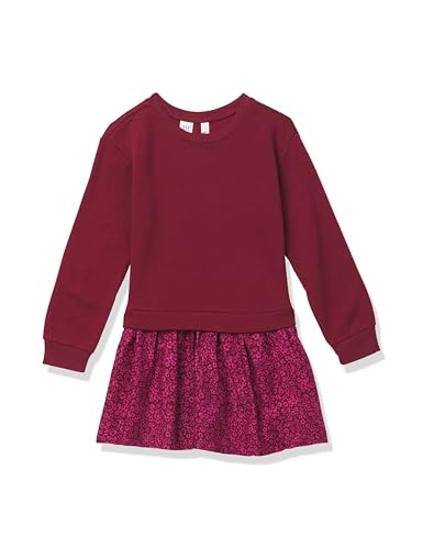 GAP Girls' Knit to Woven Fleece Dress