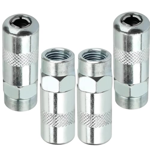 Axyuada 4-Pcs for Milwaukeie Grease Gun Coupler Tips 49-16-2649 Replacement Coupler (for M18 2448-20 2449-20 )&(for M12 2450-20) Heavy-Duty