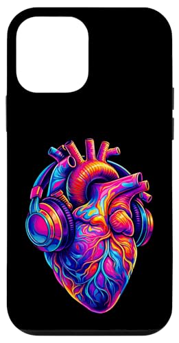 Trippy Anatomical Heart Headphones Cool �q�b�v�z�b�v �X�}�z�P�[�X iPhone 12 mini �p