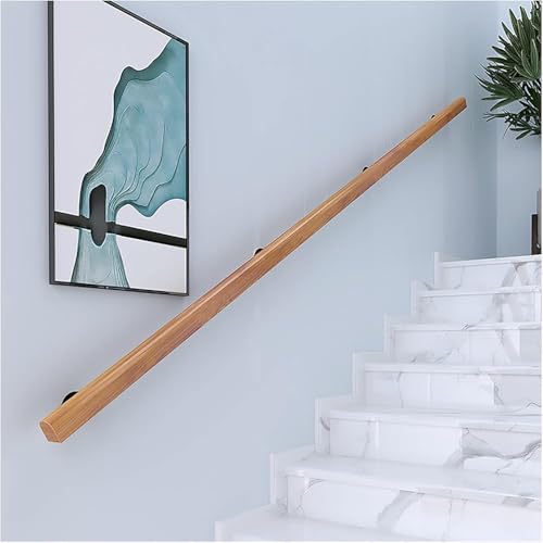 Fixation murale escalier bois : la solution antidérapante 120 cm intérieur - 2