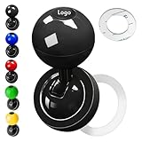 Universal Metal Push Start Button Cover Applicable to Most Vehicles Easy Installation Automotive Accessory(Black,for Jeep)