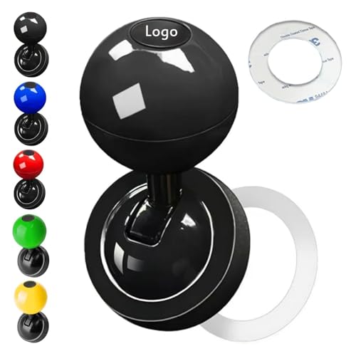 Universal Metal Push Start Button Cover Applicable to Most Vehicles Easy Installation Automotive Accessory(Black,for Jeep)