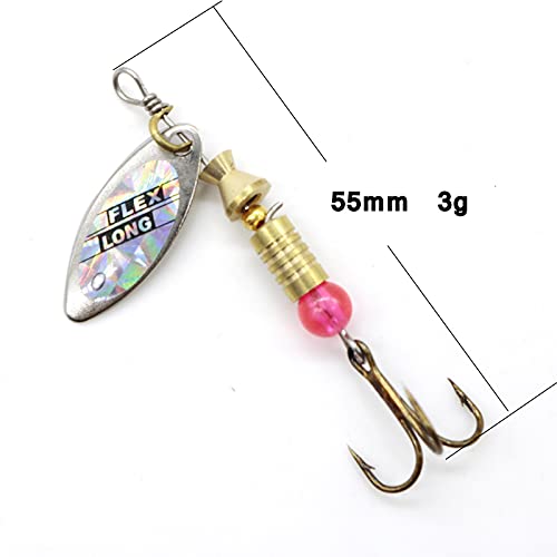 Cosswe Angelköder Set + Forellen + Köder und Haken für Angler