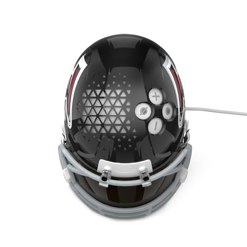 Image of NFL Echo Dot Bundle: Includes Echo Dot | Glacier White and Limited-Edition NFL Helmet Stand | Atlanta Falcons