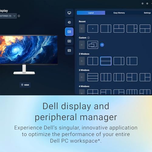 Image of Dell Plus 34 inch UltraWide Curved Monitor, VA Panel, 120Hz Refresh Rate, 1ms, 30000:1, AMD FreeSync, Integrated Dual 5W Speakers, 1 HDMI, 2 USB-C, 2 USB-A, VESA Mount, Adjustable Stand