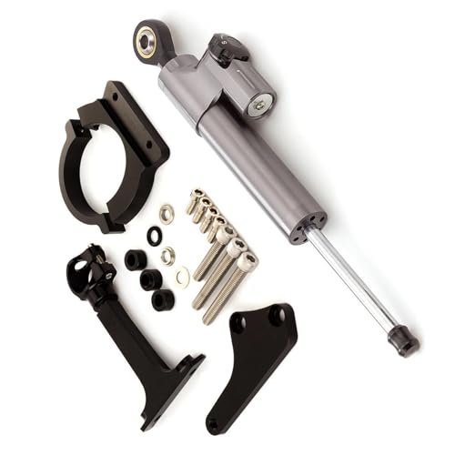 Amortisseur de direction carbone avec support pour Kawasaki ER6N ER6F 2006-2008