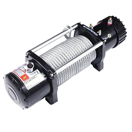 Winche eléctrico SCITOO 13000 lbs 12V con mando inalámbrico miniatura 4