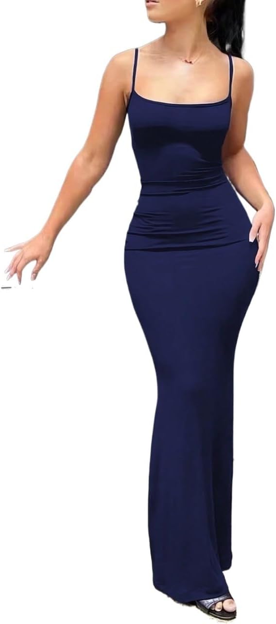 Women's 2025 Casual Cami Slip Dress Slim-Fit Cami Dress