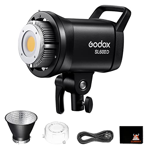 Godox SL60IID 70W LED ArfI CgABowens }Eg 18600Lux@5600K@1mACRI96 TLCI97A0%-100% PxAAPP Rg[AC^r[A|[g[gAÕArfIBeɓKĂ܂