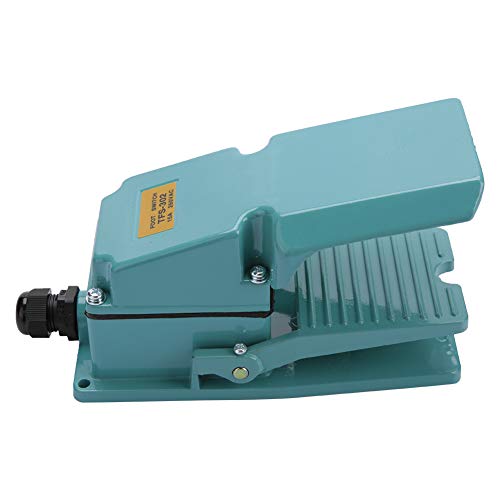 Interruptor de pedal TFS-302 de aluminio para evitar cortes y fallos