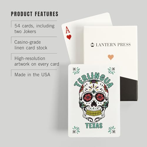 Baraja Póker 52 Cartas Terlingua Texas Día de Muertos miniatura 3