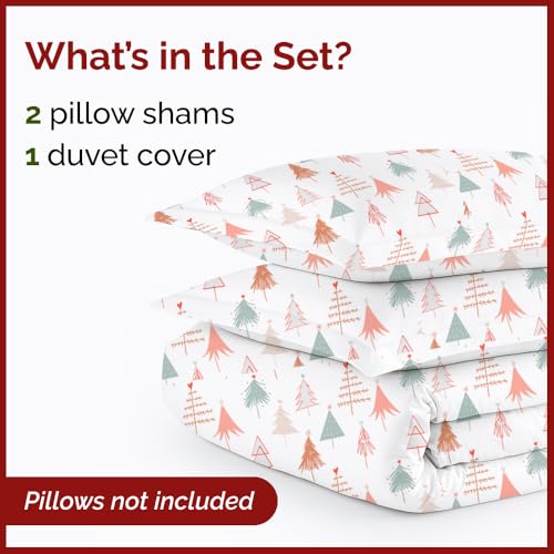Image of Christmas Duvet Cover Cal King Size - 104 x 98, Christmas Tree 2