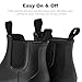 planone All-Day Comfort Short Rain Boots for Women, Supportive Arch Support Chelsea Boots, Fashion Waterproof Ankle Muck Boots, Non-Slip Rubber Shoes with Removable Cushioned Insole
