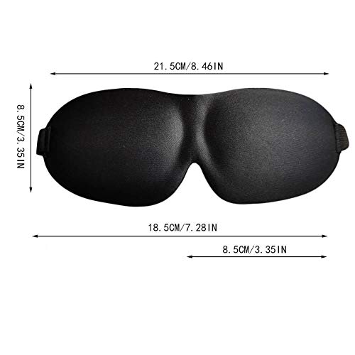 3D Maschera per gli Occhi Maschera per Dormire per...