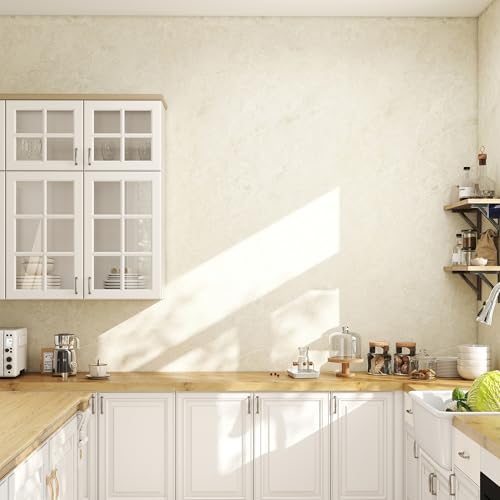 Set Bladel Di 16 Pannelli Decorativi In Pvc Per Parete - Effetto Pietra Cloudy Grey [Neu.Haus] - 2