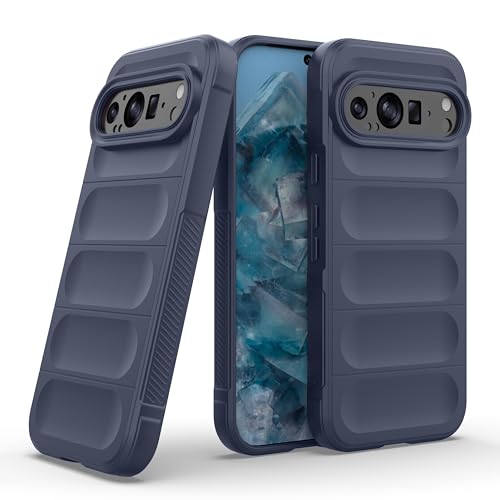 Image of Zapcase Back Case Cover for Google Pixel 9 Pro | Compatible for Google Pixel 9 Pro Back Cover | Liquid Silicon Magic Case with Camera Protection | Sapphire