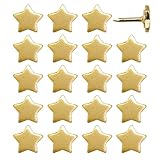 Pin Dimensions: These mini star shaped pins measure approximately 1/4" high by 1/4" wide and feature a pin shaft length of 1/4". The perfect size to add some flair to memo boards, travel maps, backpacks, hats & more! Quantity Options: Choose from pac...