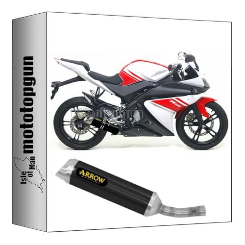 Tubo de escape Arrow Thunder mejora tus rutas urbanas en Yamaha YZF R125 2010