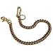 Ruth&Boaz Solid Brass Square Chain Biker Trucker Keychain Key Jean Wallet Chain(U Hook)