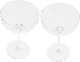 YARNOW 2 Pçs Taça De Vinho Transparente Copos De Coquetel Presentes Para Meninas Taça De Vidro Balão Taça De Vinho Com Haste Balão Taça De Vinho Para Menina Balão Taça De Vinho Miss
