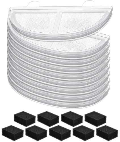 【獣医師監修】 ペット 猫 水フィルター 給水器フィルター WF20 CF20 交換水フィルター 猫＆犬兼用 自動給水器 水飲み器 フィルターユニット 枠付き 9セット入り