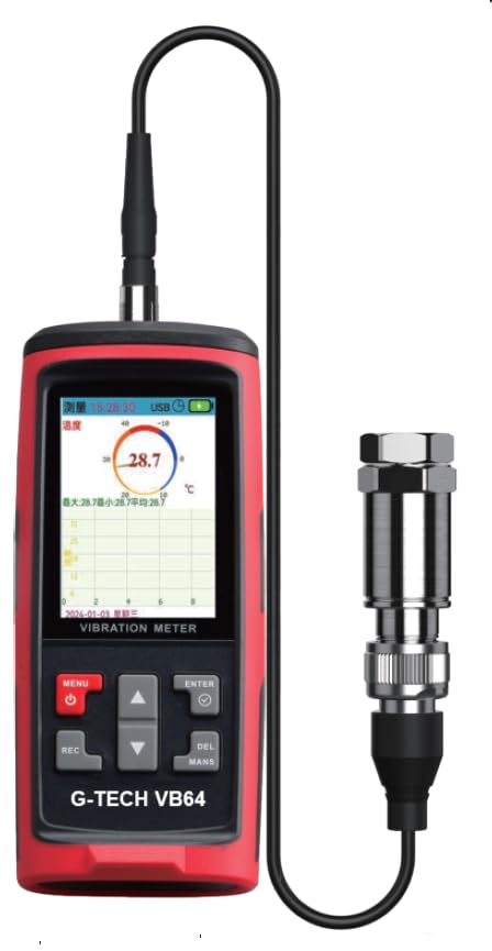 Digital Vibration Meter MODEL VB64, USB Rechargeable, TFT Display, 2000mAh Battery, Data Recording with PC Software(ACCELERATION, VELOCITY, DISTANCE & FREQUECNY)-picture-13