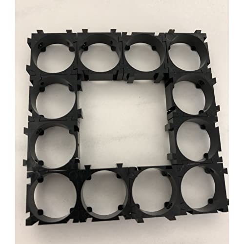 FOWIUNYE 100 Pcs 18650 Lithium Battery Cell Holder, Battery Storage Box Cell Spacer Bracket Stand Plastic Battery Pack Bracket Cylindrical Cell Battery Stand for DIY Fixed 18650 Battery - Thumbnail 5