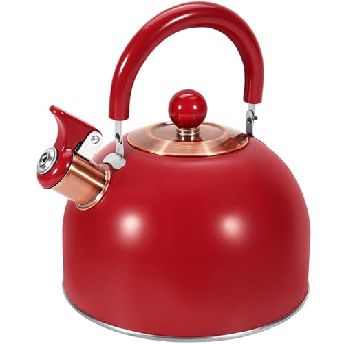 GGC Whistling Tea Kettle for Stove Top 85OZ/2.6QT Stainless Steel Tea Pot