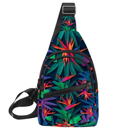 Bolso bandolera floral de hombre: la solución impermeable para tus viajes 1