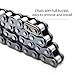 Compatible for Generic Roller Chain Single Row Industrial Transmission Chain 06B 06C 08B 08A Short Pitch Carbon Steel 1.524 Meter(06B-1)