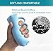 Palm Grip Protector, Hand Contracture Cushion with Finger Separator, (2 Pack) Finger Therapy and Hand Exercisers for Stroke, Arthritis, Parkinson Dementia