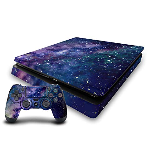 Skin PS4 Slim et manette Cosmo18 Milky Way Head Case Designs autocollant vinyle