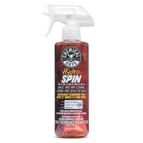 Chemical Guys - Chemical Guys HydroSpin Wheel & Rim Ceramic Coating and Quick Detailer, Safe for Cars, Trucks, SUVs, Motorcycles, RVs & More, 473 ml