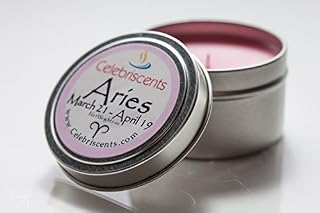Aries Zodiac Scented Candle