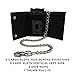 Juzar Tapal Collection Mens Wallets Black Trifold Rfid Protection Trifold Wallet Trifold Wallets For Men Men Wallet Leather Real Leather Wallets Biker Chain For Men