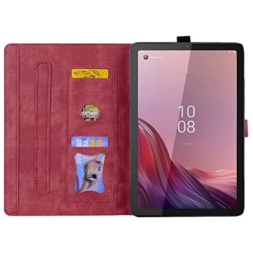 Rosbtib Case for Lenovo Tab M9 HD 9 Inch (TB-310FU) PU Leather Flip Case Stand TPU Cover Protective Case with Card Slot for Lenovo Tab M9 2023 - Image 3
